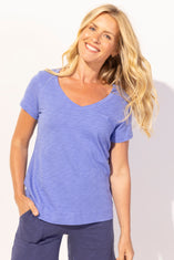 Textured Peruvian Cotton Base Tee