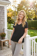 Textured Peruvian Cotton Base Tee