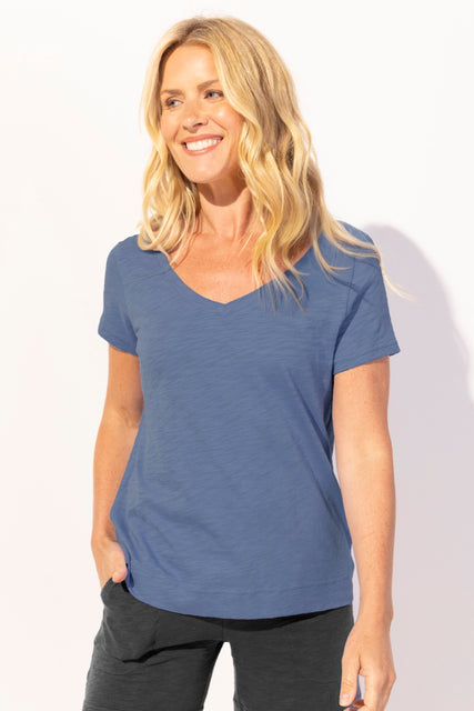 Textured Peruvian Cotton Base Tee