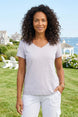 Textured Peruvian Cotton Base Tee
