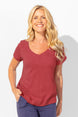 Textured Peruvian Cotton Base Tee