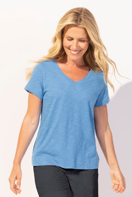 Textured Peruvian Cotton Base Tee