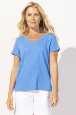 Textured Peruvian Cotton Base Tee