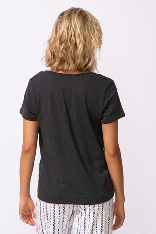 Textured Peruvian Cotton Base Tee