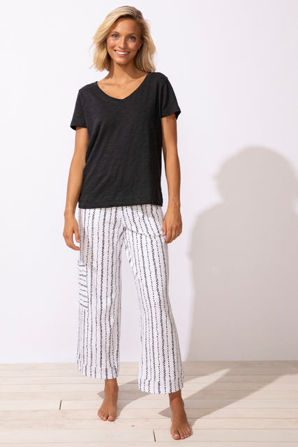 Textured Peruvian Cotton Base Tee