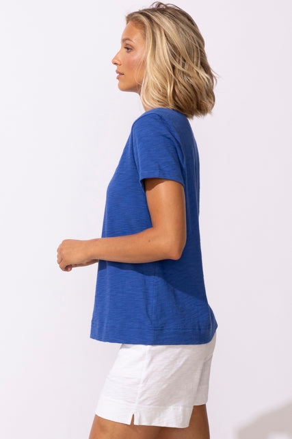 Textured Peruvian Cotton Base Tee