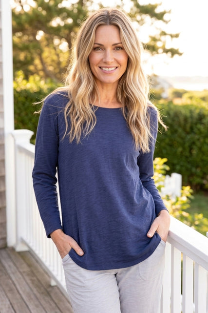 Textured Peruvian Cotton Weekender Tunic
