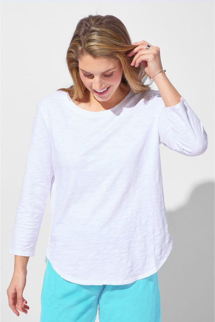 Textured Peruvian Cotton Weekender Tunic