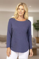 Textured Peruvian Cotton Weekender Tunic