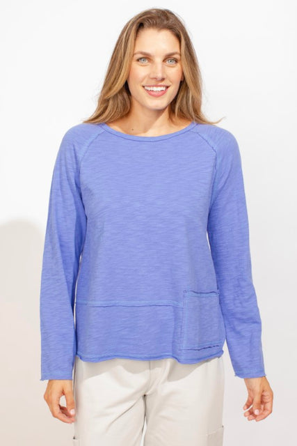 Textured Peruvian Cotton Unplugged Pullover