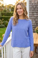 Textured Peruvian Cotton Unplugged Pullover