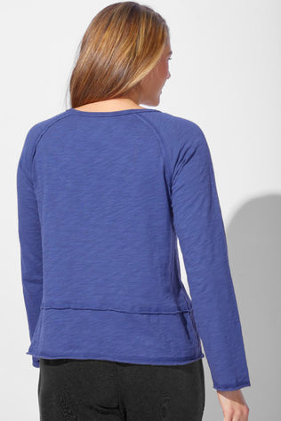 Textured Peruvian Cotton Unplugged Pullover
