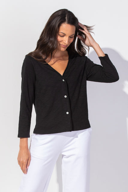 Textured Peruvian Cotton Chill Jacket
