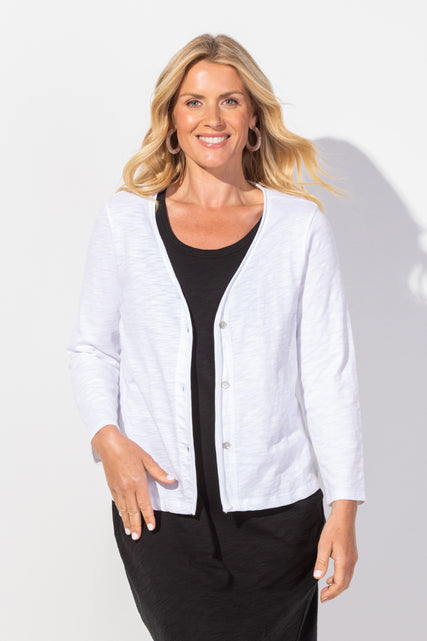 Textured Peruvian Cotton Chill Jacket