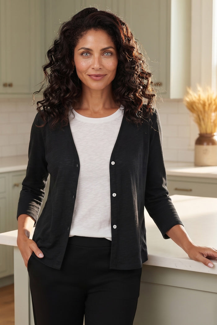 Textured Peruvian Cotton Chill Jacket