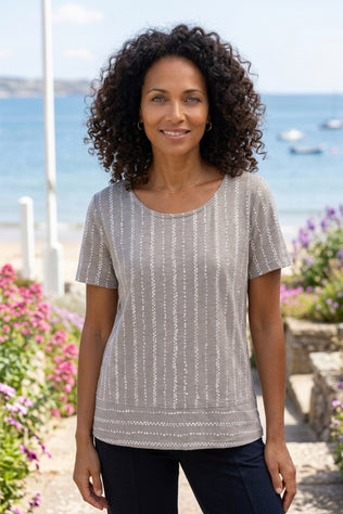 Peruvian Cotton Driftwood Dockside Tee