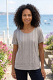 Peruvian Cotton Driftwood Dockside Tee