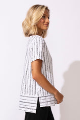 Peruvian Cotton Driftwood Dockside Tee