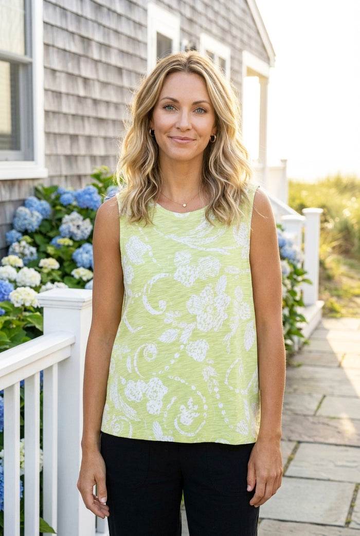 Vintage Scroll Hi Tide Tank