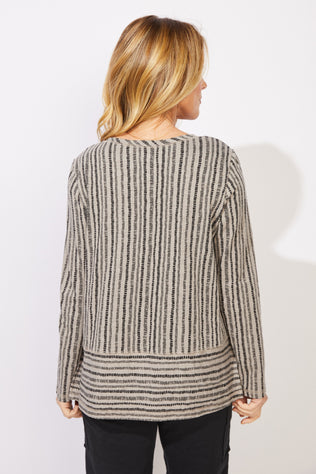 Peruvian Cotton Canyon Stripe Easy Tee