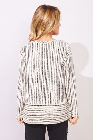 Peruvian Cotton Canyon Stripe Easy Tee