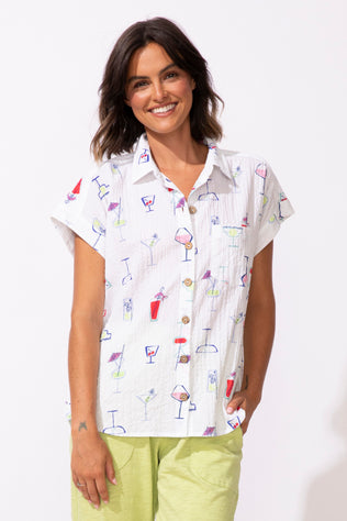 Cheers Cocktail Pocket Top