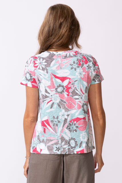 Peruvian Cotton Fiji Floral Tee