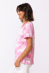 Peruvian Cotton Ocean Marble Tee