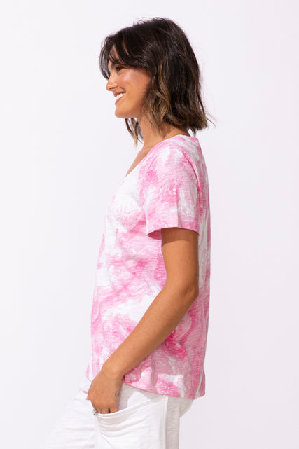 Peruvian Cotton Ocean Marble Tee