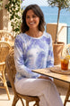 Peruvian Cotton Ocean Marble Hi-Lo Tee