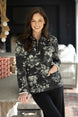 Batik Floral Quarter Zip