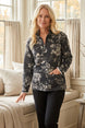 Batik Floral Quarter Zip