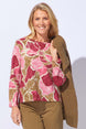 Decoupage Floral Stepped Hem Tee