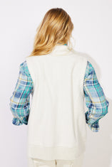 Plush Fleece Snap Vest