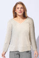 Santa Barbara Stripe Hi Lo Tee
