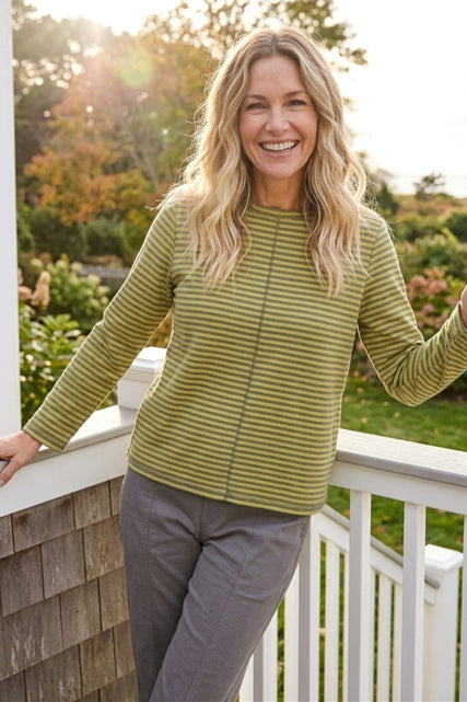 Verona Stripe Layover Tee