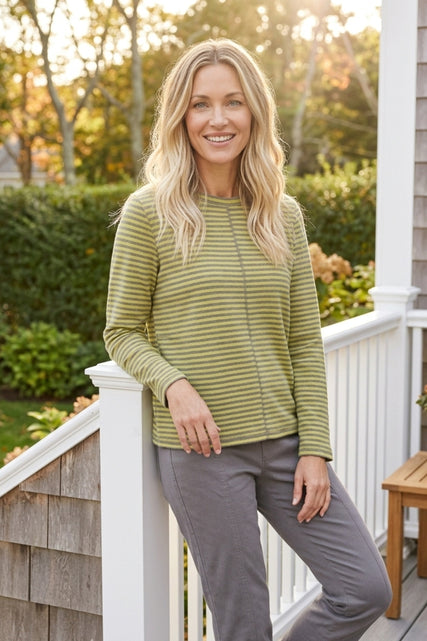 Verona Stripe Layover Tee