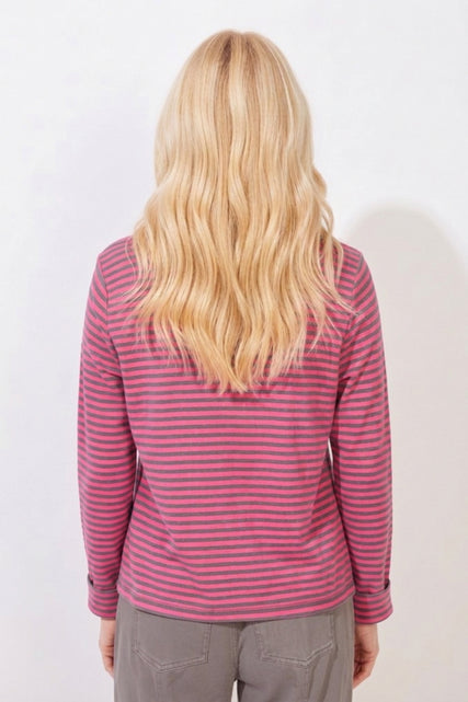 Verona Stripe Layover Tee