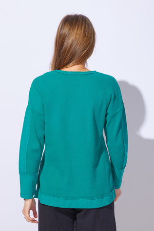 Waffle Knit Chill Top