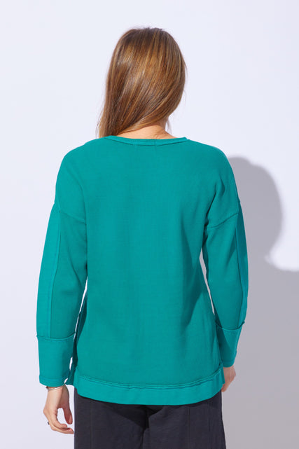 Waffle Knit Chill Top