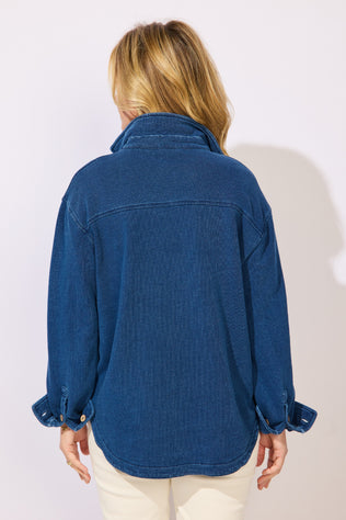 Color Wash Terry Anywhere Shacket