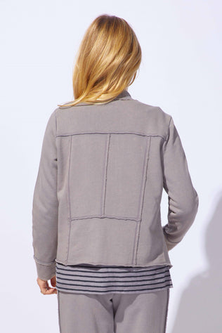 Color Wash Terry Work Horse Cardi