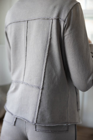 Color Wash Terry Work Horse Cardi