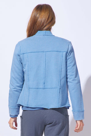 Color Wash Terry Work Horse Cardi