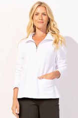 Ocean Front Terry Cozy Quarter Zip