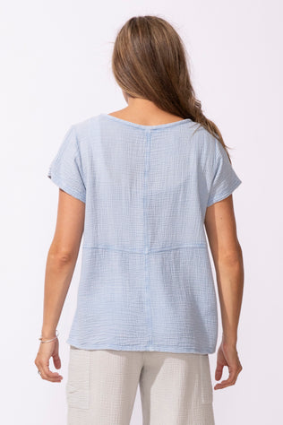 Retreat Sunkissed Gauze Top