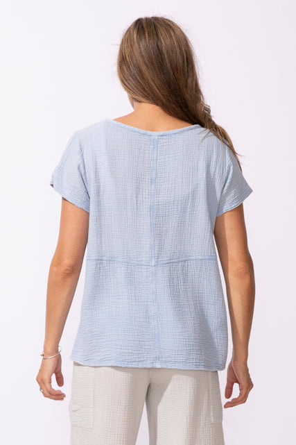 Retreat Sunkissed Gauze Top