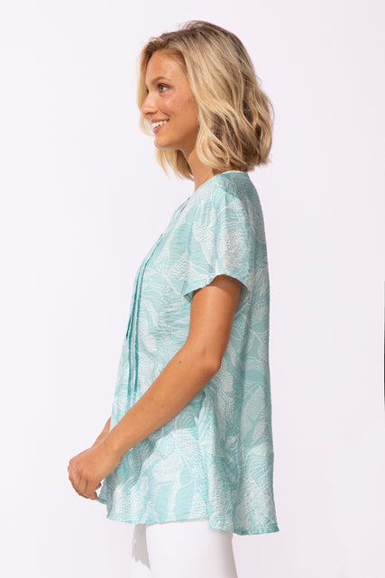 Regatta Rayon Leaves Pleated Pullover