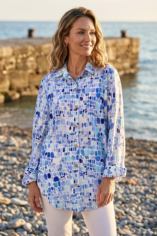 Regatta Rayon Sea Glass Beach Shirt
