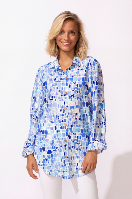Regatta Rayon Sea Glass Beach Shirt
